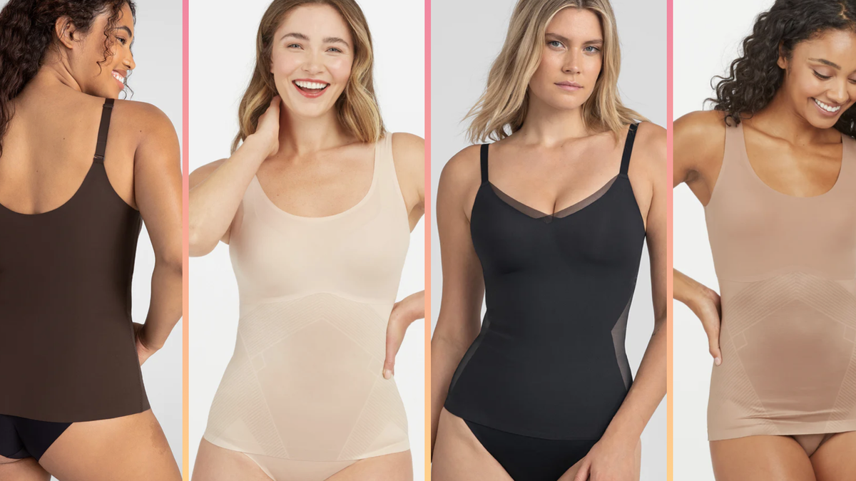 shapewear camisole with built in bra