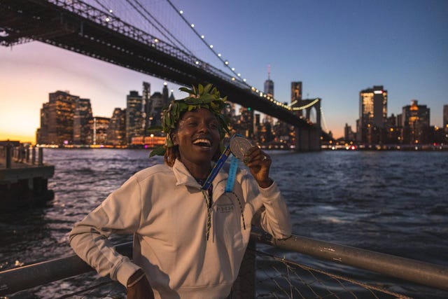 sharon lokedi after her new york marathon victory