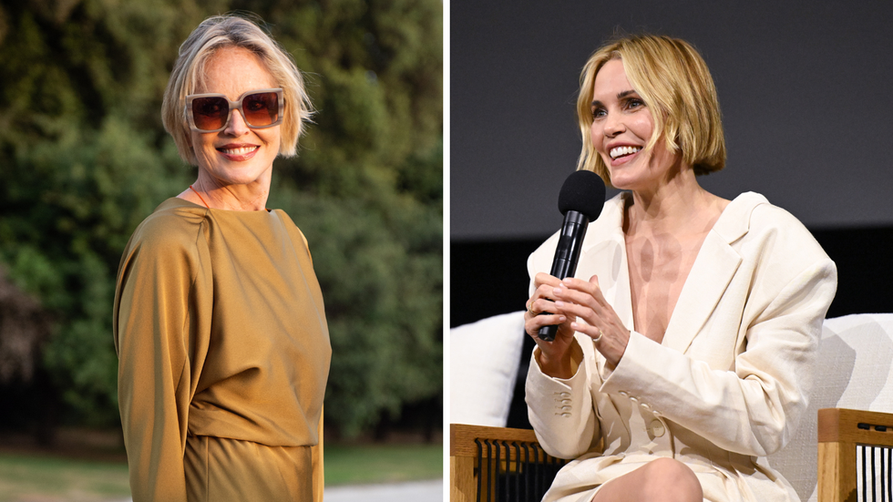 sharon stone white lotus bob makeover