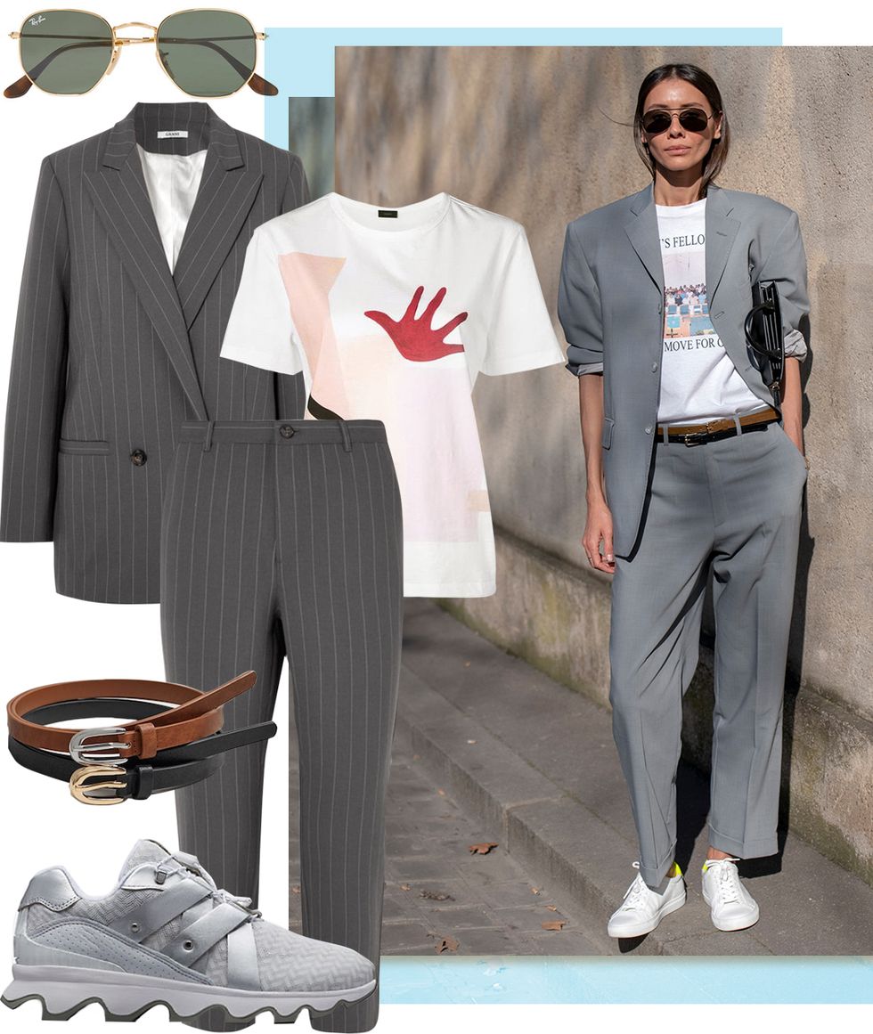 Suit, Clothing, White, Formal wear, Tuxedo, Fashion, Blazer, Footwear, Street fashion, Outerwear, 
