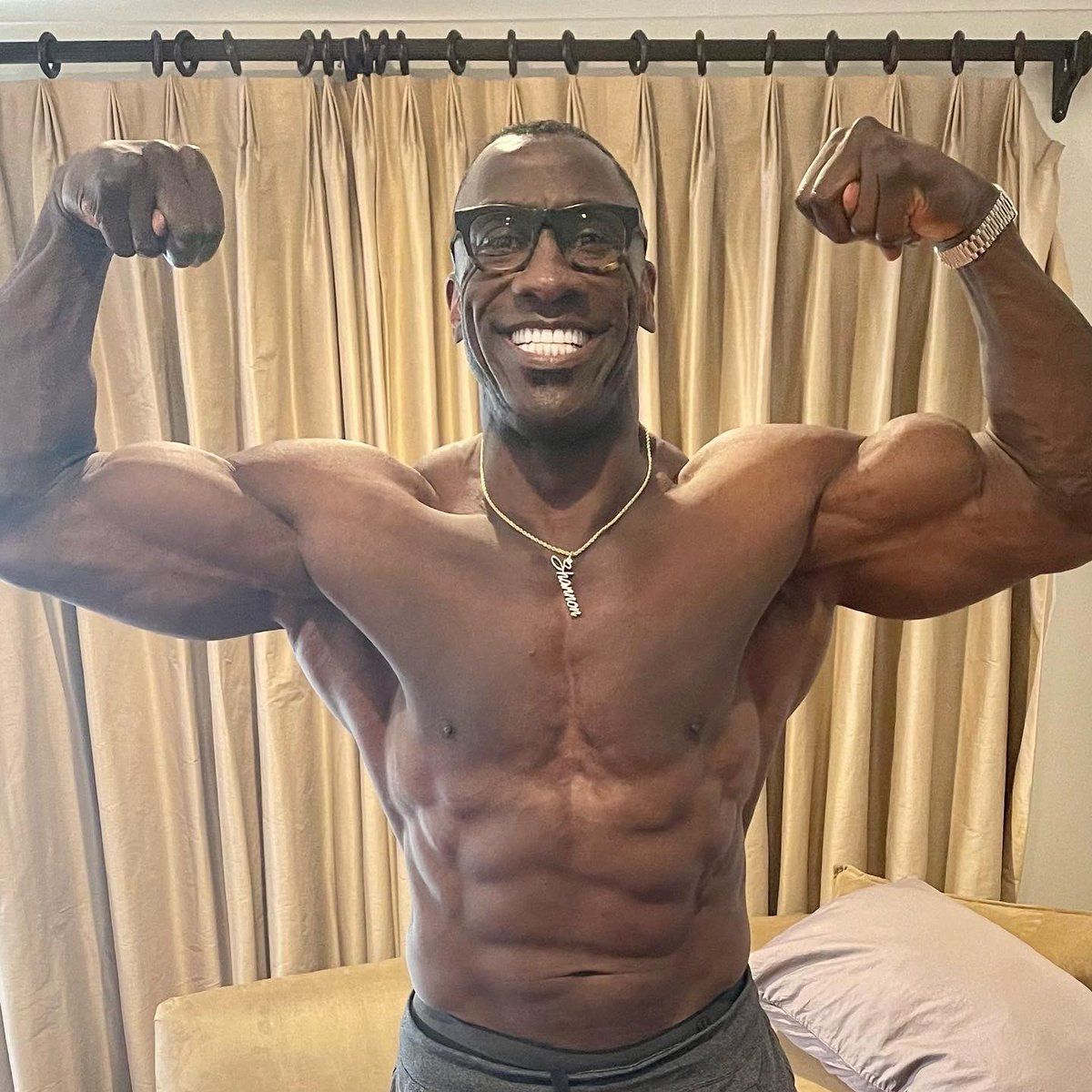 Shannon Sharpe Is Looking Absolutely Shredded at Age 54