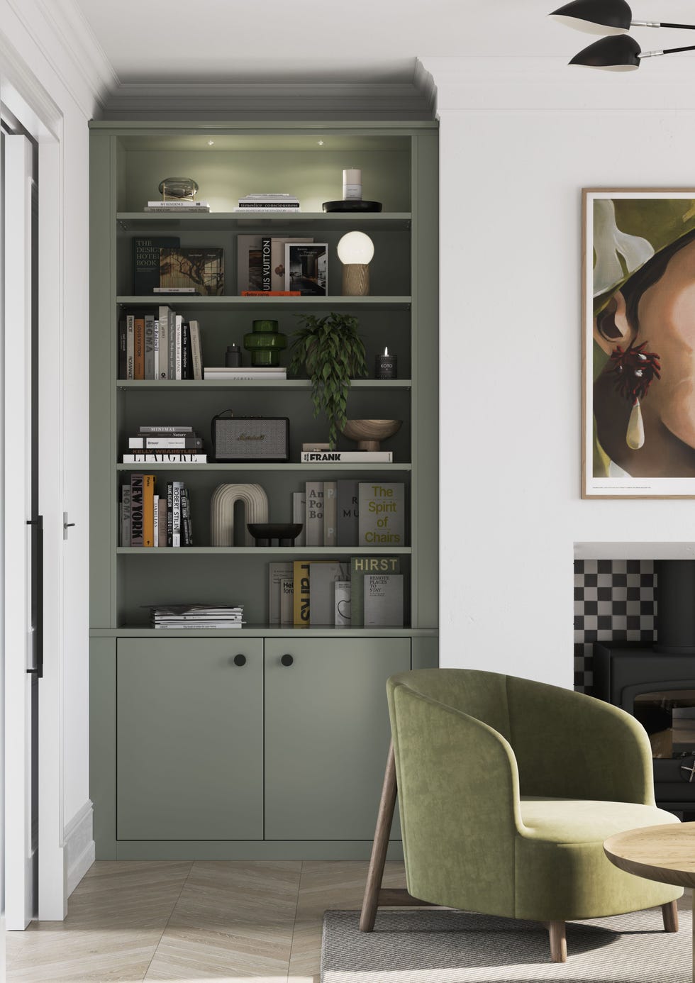 manhattan alcoves in willow green