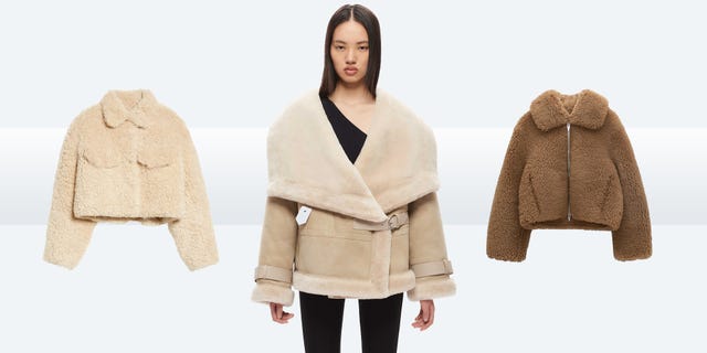 15 Best Shearling Coats for Women to Wear Winter 2024 - Stylish Faux and  Real Shearling Coats, Jackets