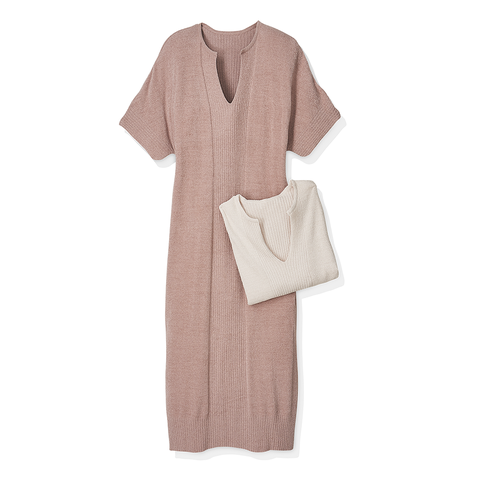 Clothing, White, Product, Pink, Dress, Sleeve, Beige, Robe, Brown, Outerwear, 
