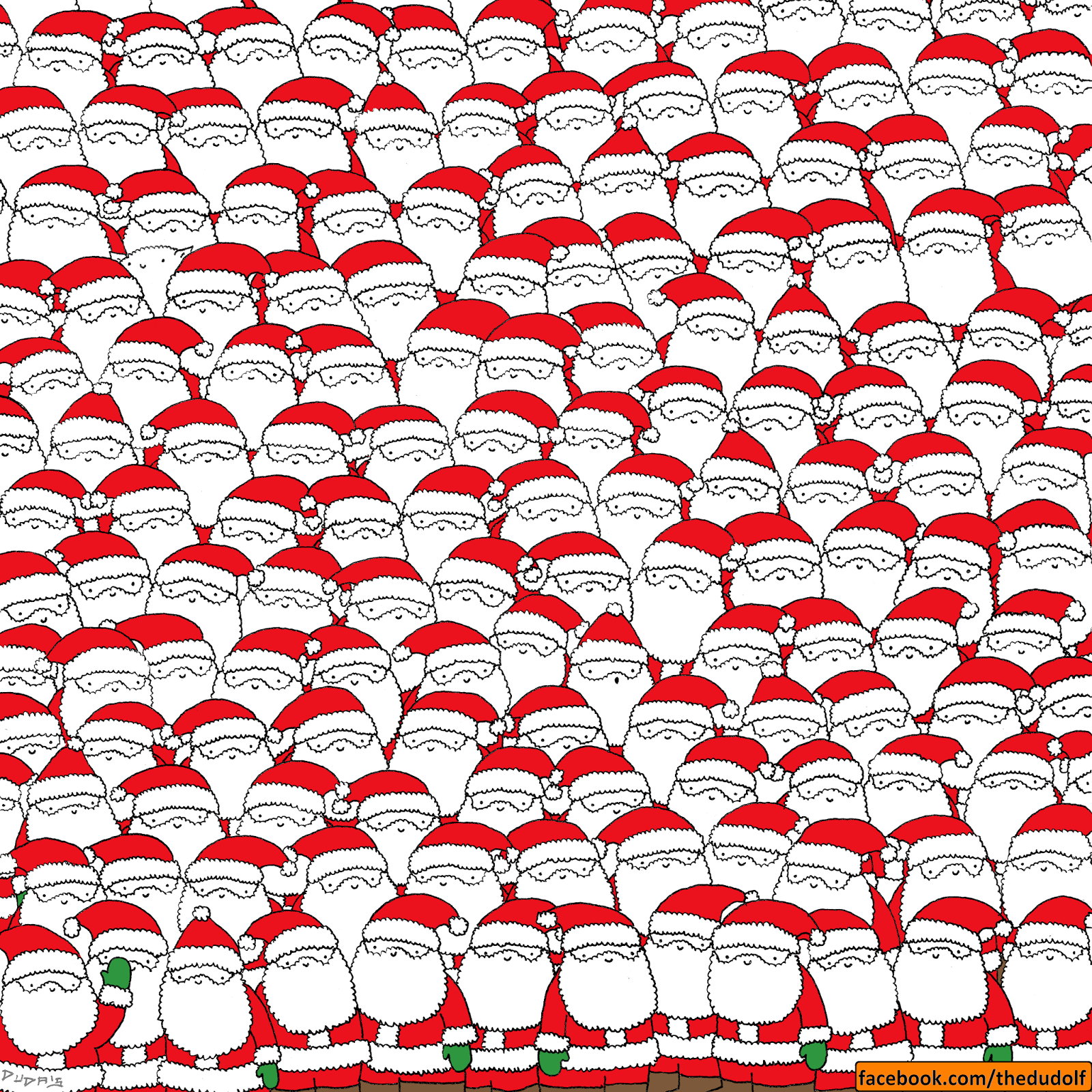 Find The Sheep Among The Santa Clauses Puzzles And Brainteasers