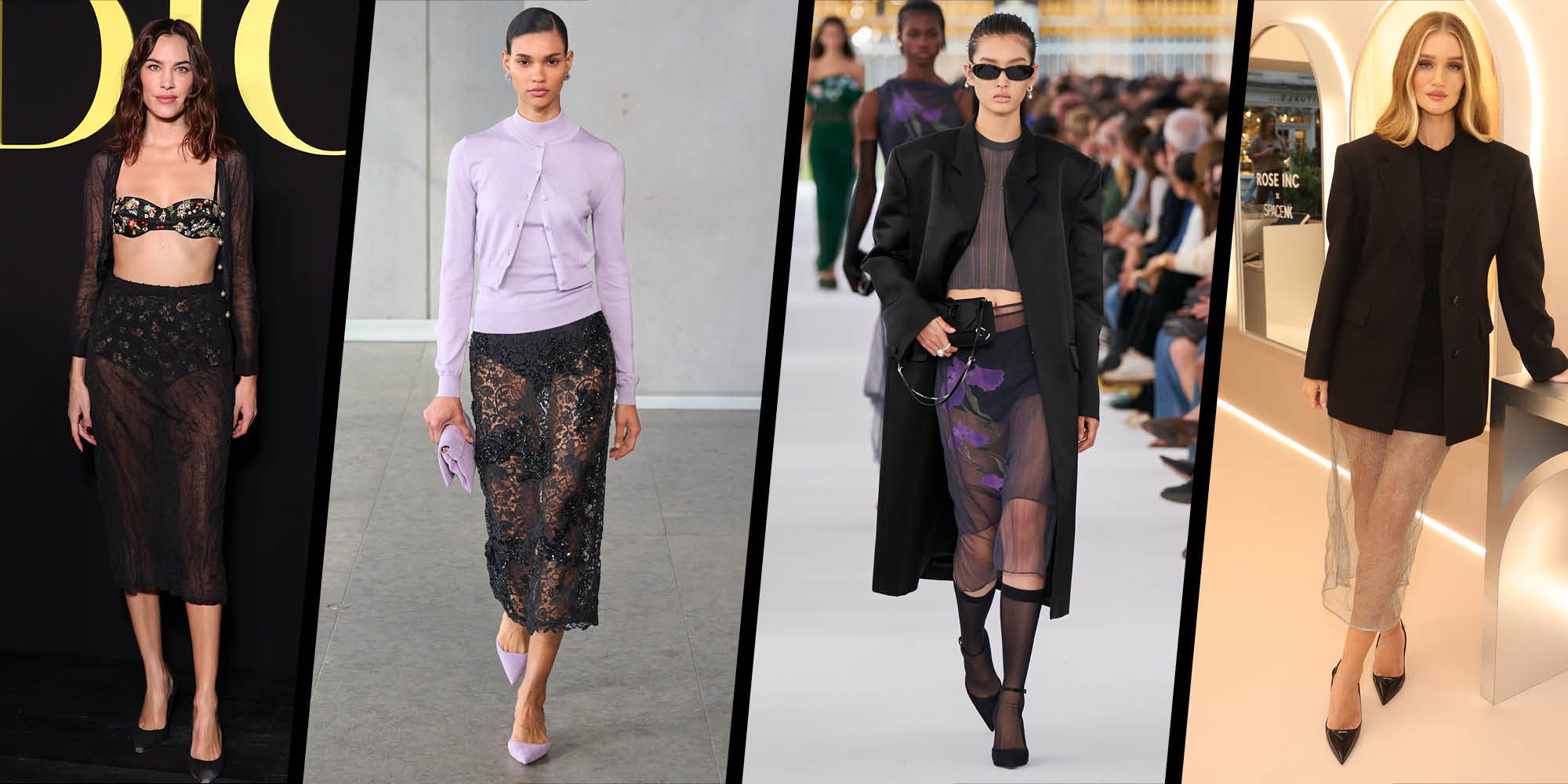 Sheer Dresses & Tops Are The Most Daring Trend This Season. Here's