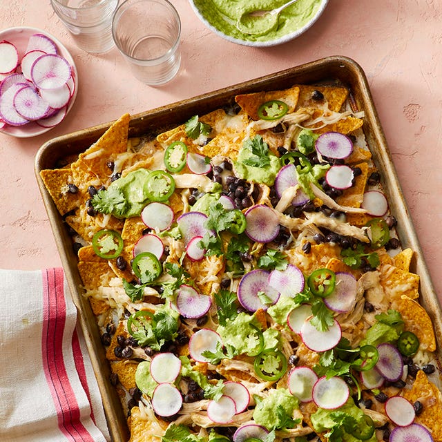 Sheet Pan Shredded Chicken Nachos  Easy Weeknight Dinner Idea! • A Sweet  Pea Chef