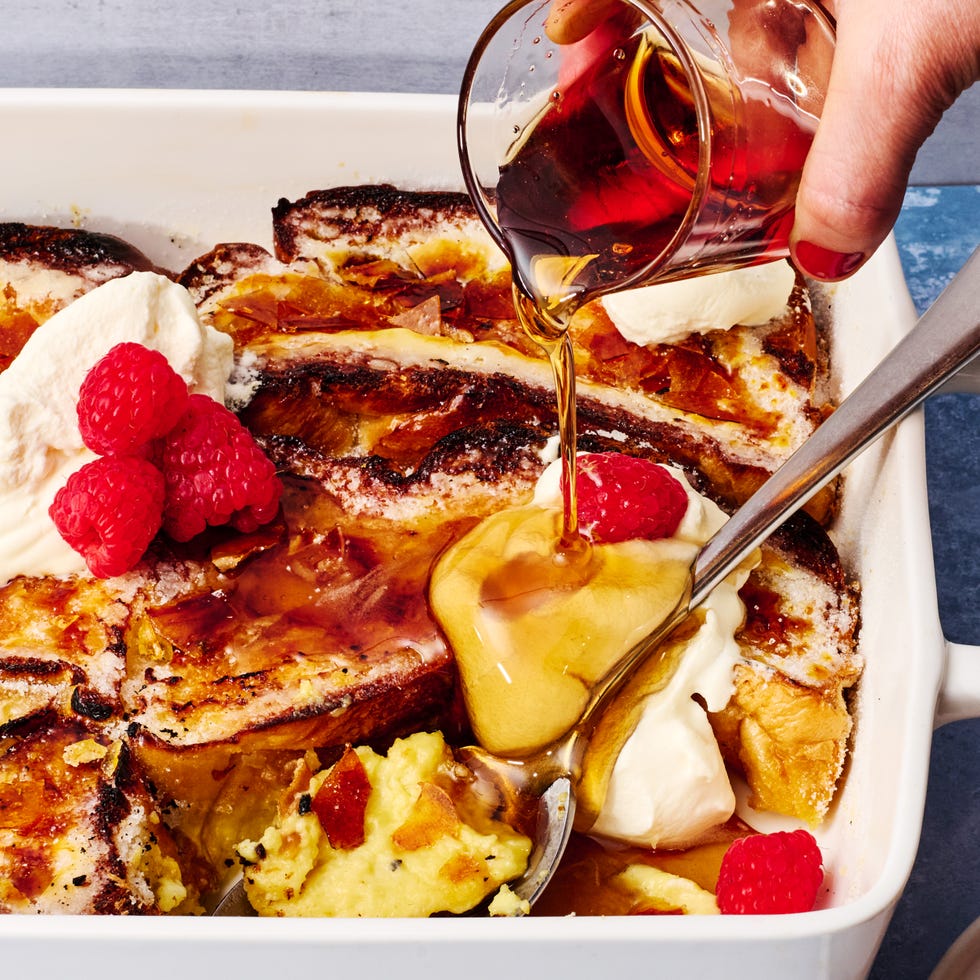 sheet pan creme brûlée french toast