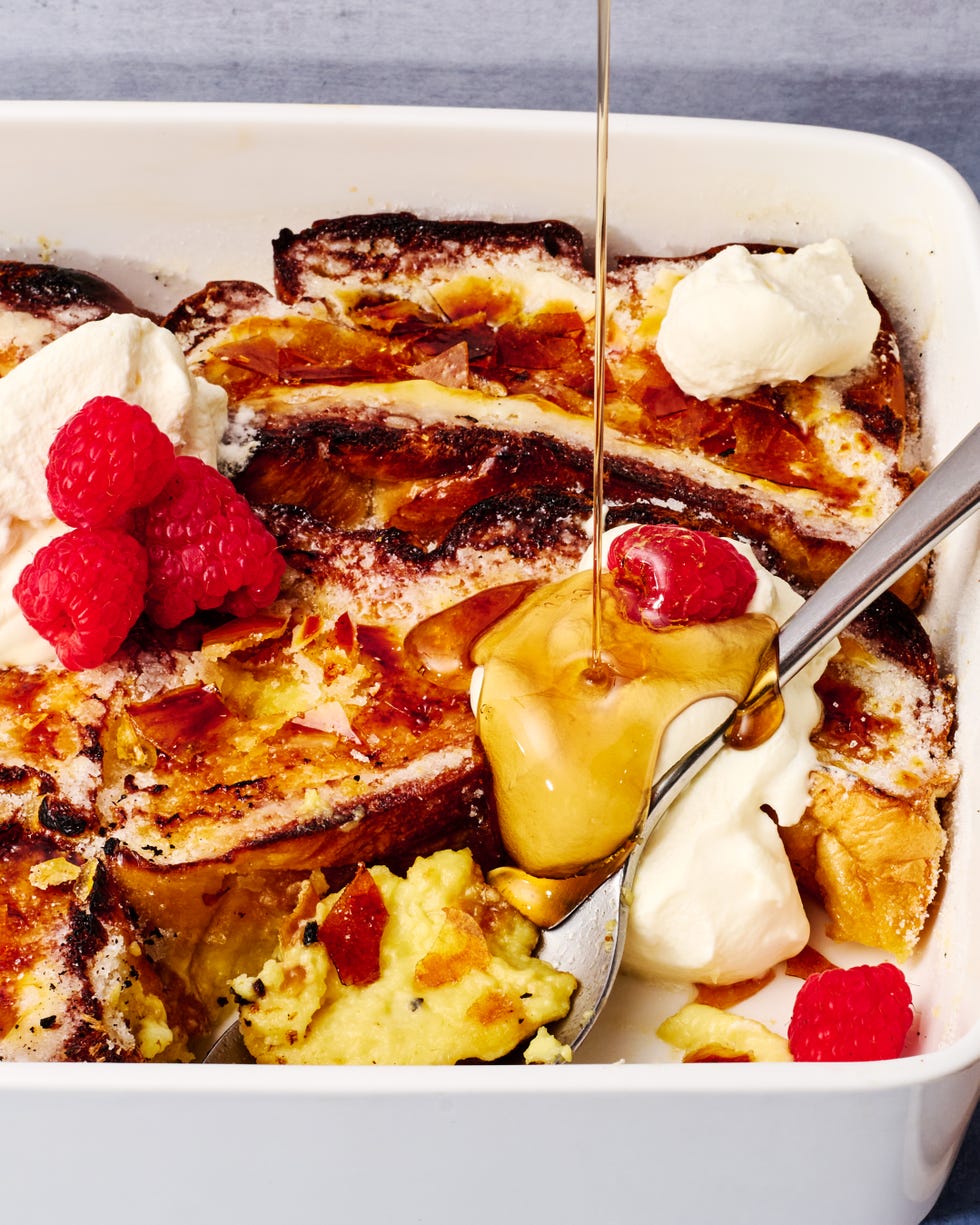 sheet pan creme brûlée french toast