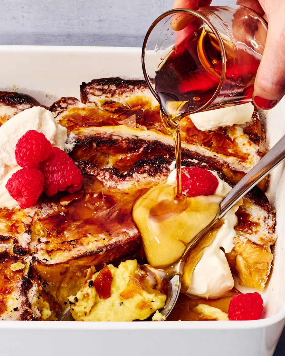 sheet pan creme brûlée french toast