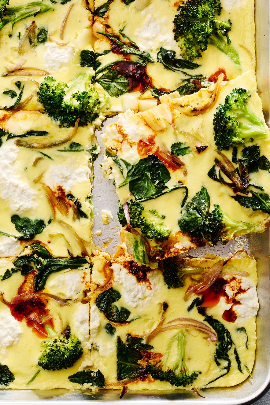 Sheet- Pan Frittata sheet pan frittata