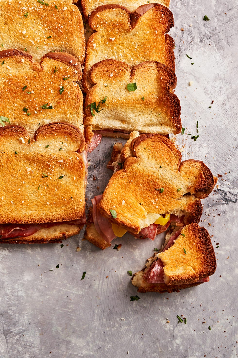 sheet pan italian subs