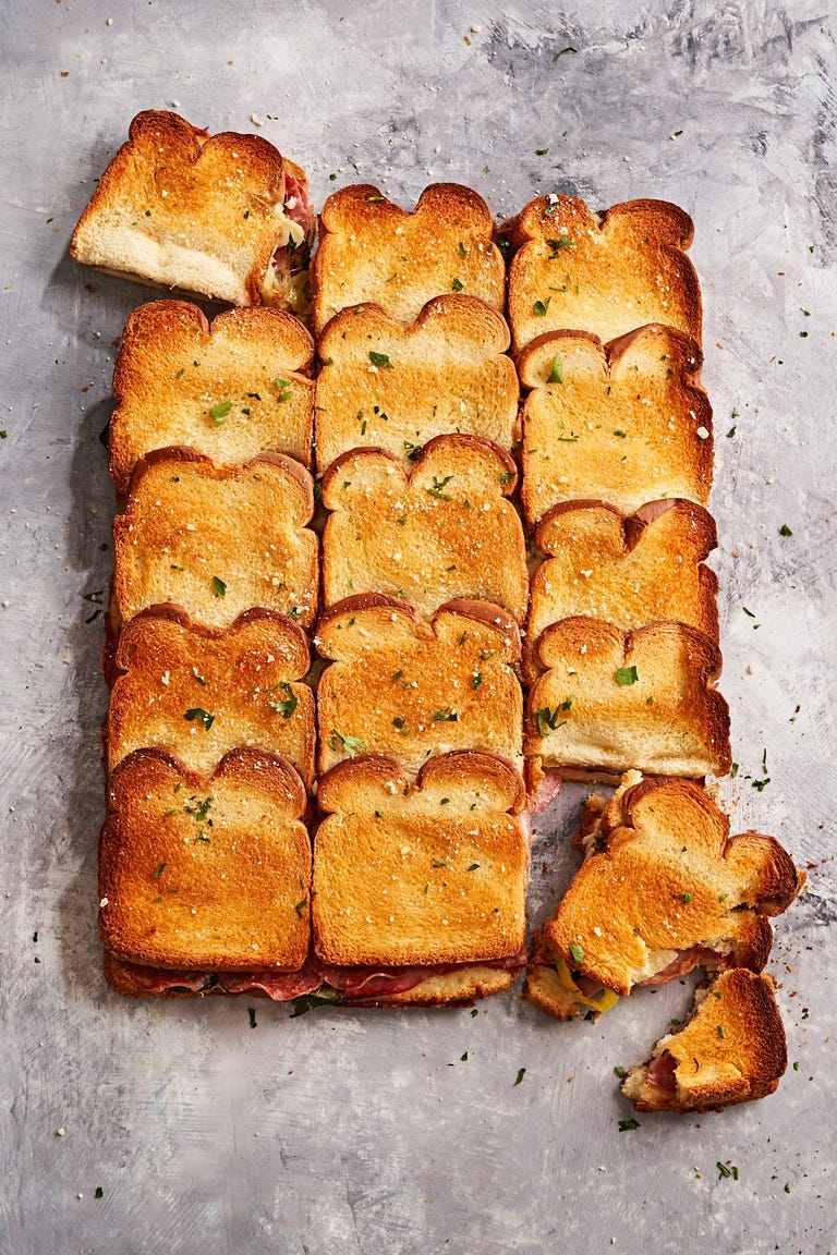 sheet pan italian subs