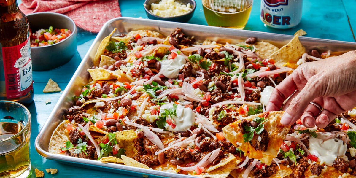 Sheet Pan Nachos Recipe - How to Make Sheet Pan Nachos