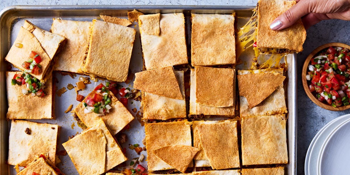 preview for This Sheet-Pan Quesadilla Hack Is Brilliant
