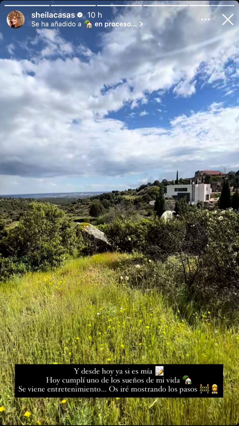 las vistas de naturaleza desde la nueva propiedad de sheila casas