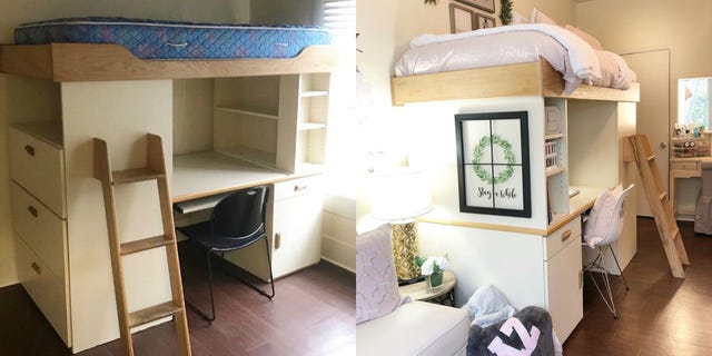 This Dorm Room Transformation Is Absolute Goals - Best Dorm Room ...