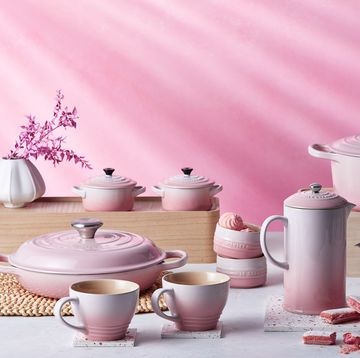 le creuset the shell pink collection