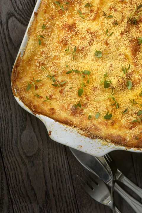 shepherds pie with a parmesan crust