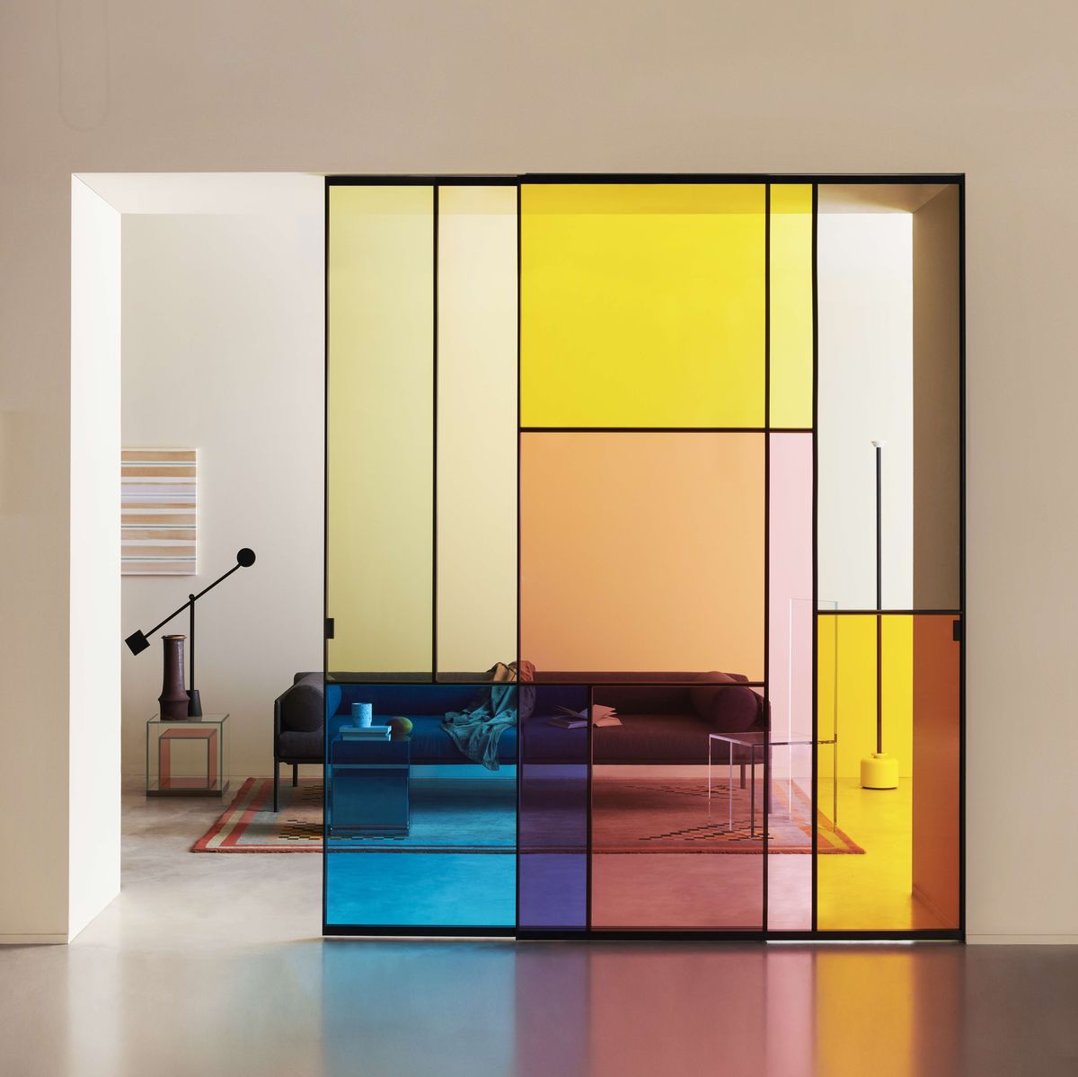 Colourful ideas for how to use stained glass in modern homes