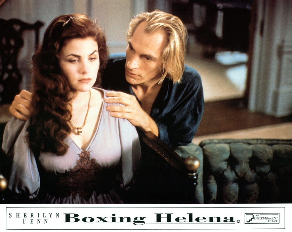 sherilyn fenn y julian sands en 'mi obsesión por helena'