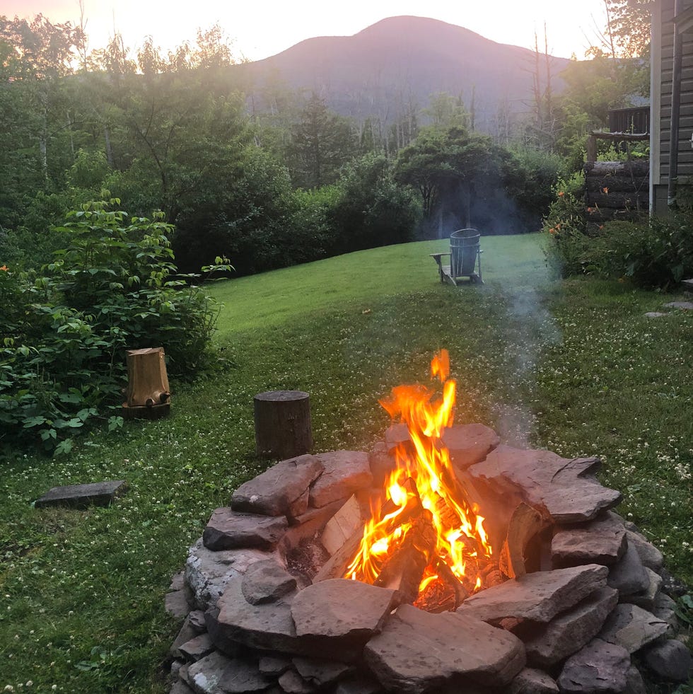 yard in the catskills