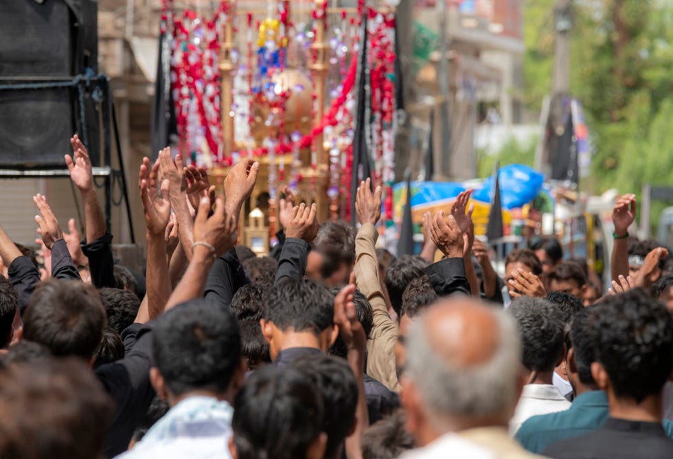 shia muslims during muharram