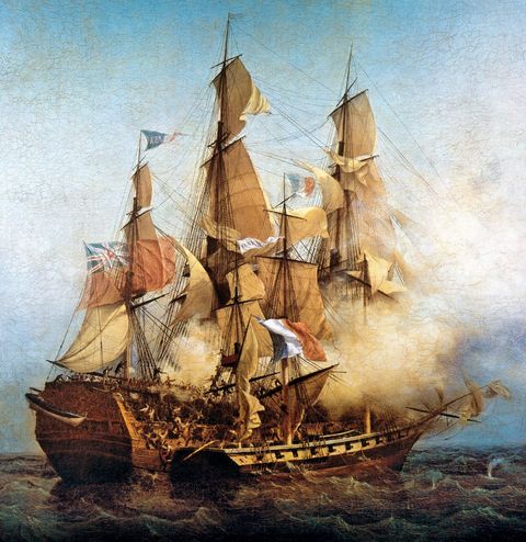 Waren grotere piratenschepen beterEen vloot van meerdere kleinere piratenschepen slaagde er soms in om grotere schepen te enteren die daarna het vlaggenschip van de piraten werd Een van die schepen was deFortune een Frans oorlogsschip dat in 1720 door de piraat Bartholomew Roberts werd veroverd en werd omgedoopt tot de imposanteRoyal Fortune Maar de meeste piraten gebruikten bescheidener en slecht bewapende handelsschepen met kleine bemanningen Een groot deel van de buit bestond vaak uit de uitrusting en voorraden van het genterde schip