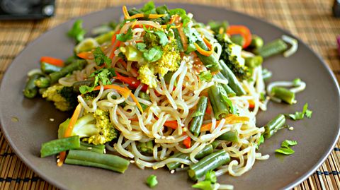 Dish, Food, Cuisine, Ingredient, Noodle, Nộm, Karedok, Vegetarian food, Produce, Pad thai, 
