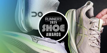 on cloud, asics, mizuno, runners world 2025 shoe awards