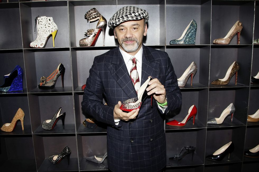 christian louboutin cocktail reception at the corner shop