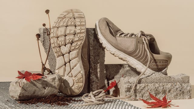 Footwear, Shoe, Still life, Photography, Still life photography, Outdoor shoe, Beige, Athletic shoe, Illustration, 