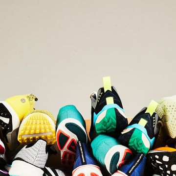 pile of running Japan shoes