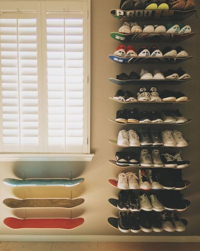 7 Tier Shoe Shelf Corner Shoes Cabinet Organiser Stand Unit Wood on OnBuy