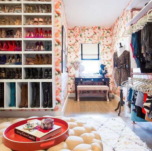 how to organize shoes in large closet