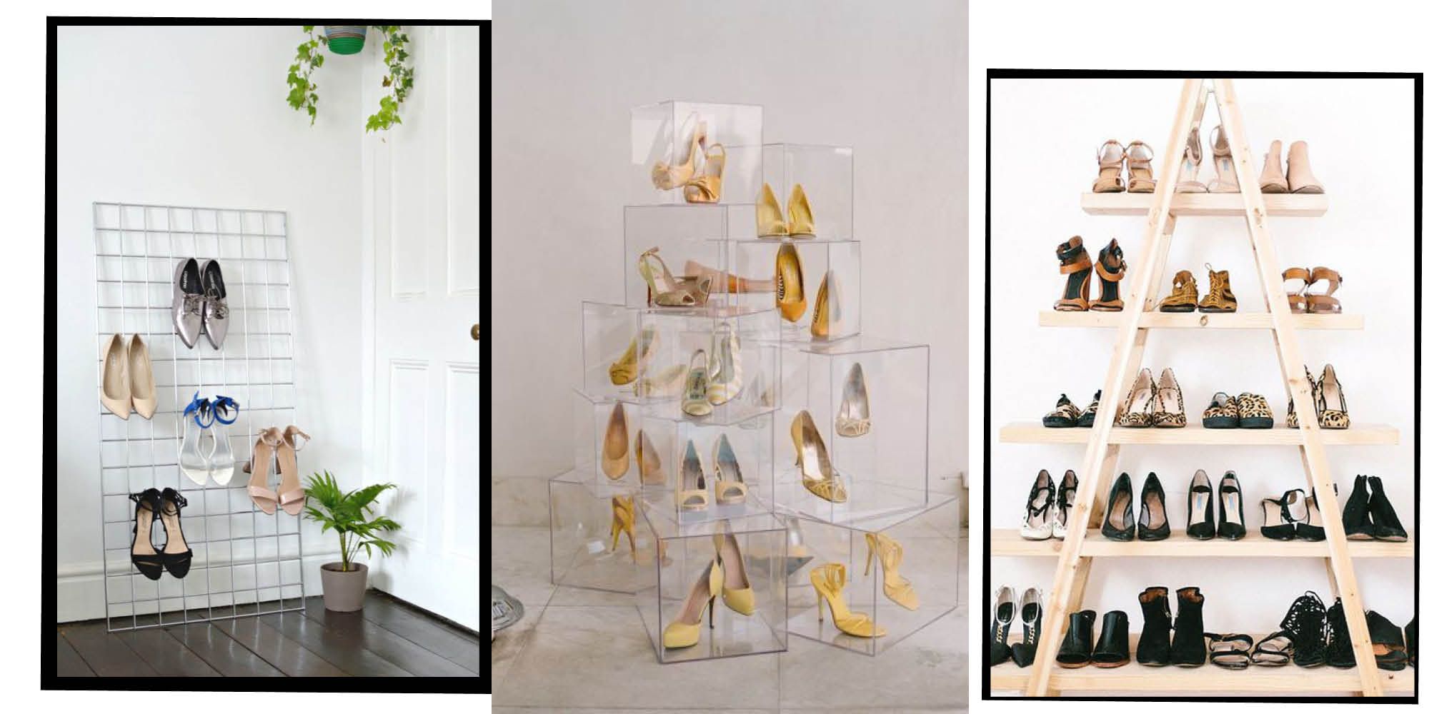 DIY Shoe Rack & Campaign Style Shoe Shelves - Our Fifth House