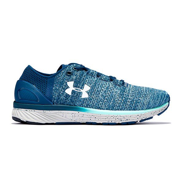 Under Armour Charged Bandit 3 Black Running Shoes Lace Up Trainers 