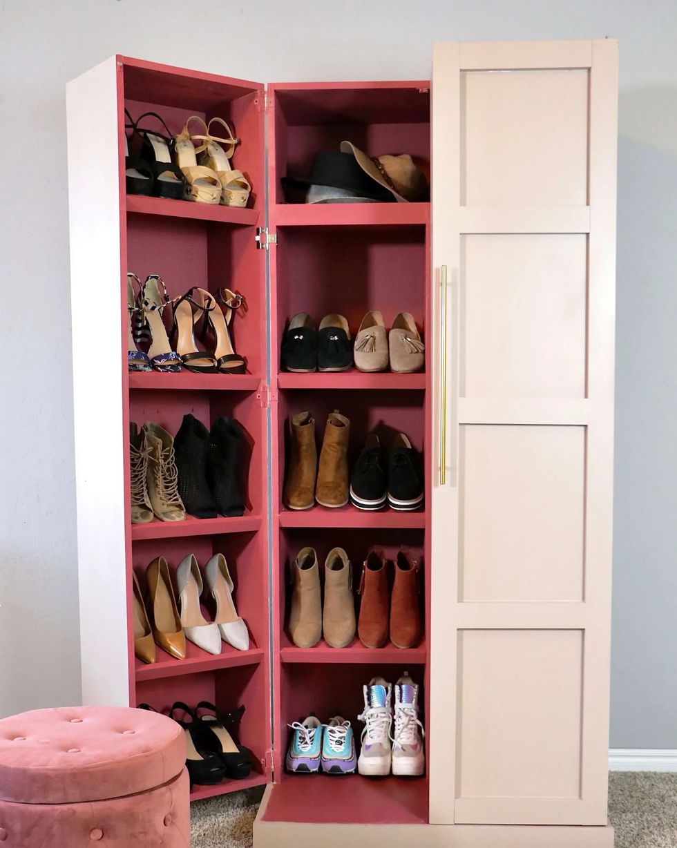 How To Make An Easy DIY Shoe Shelf Organizer in 30 Minutes or Less