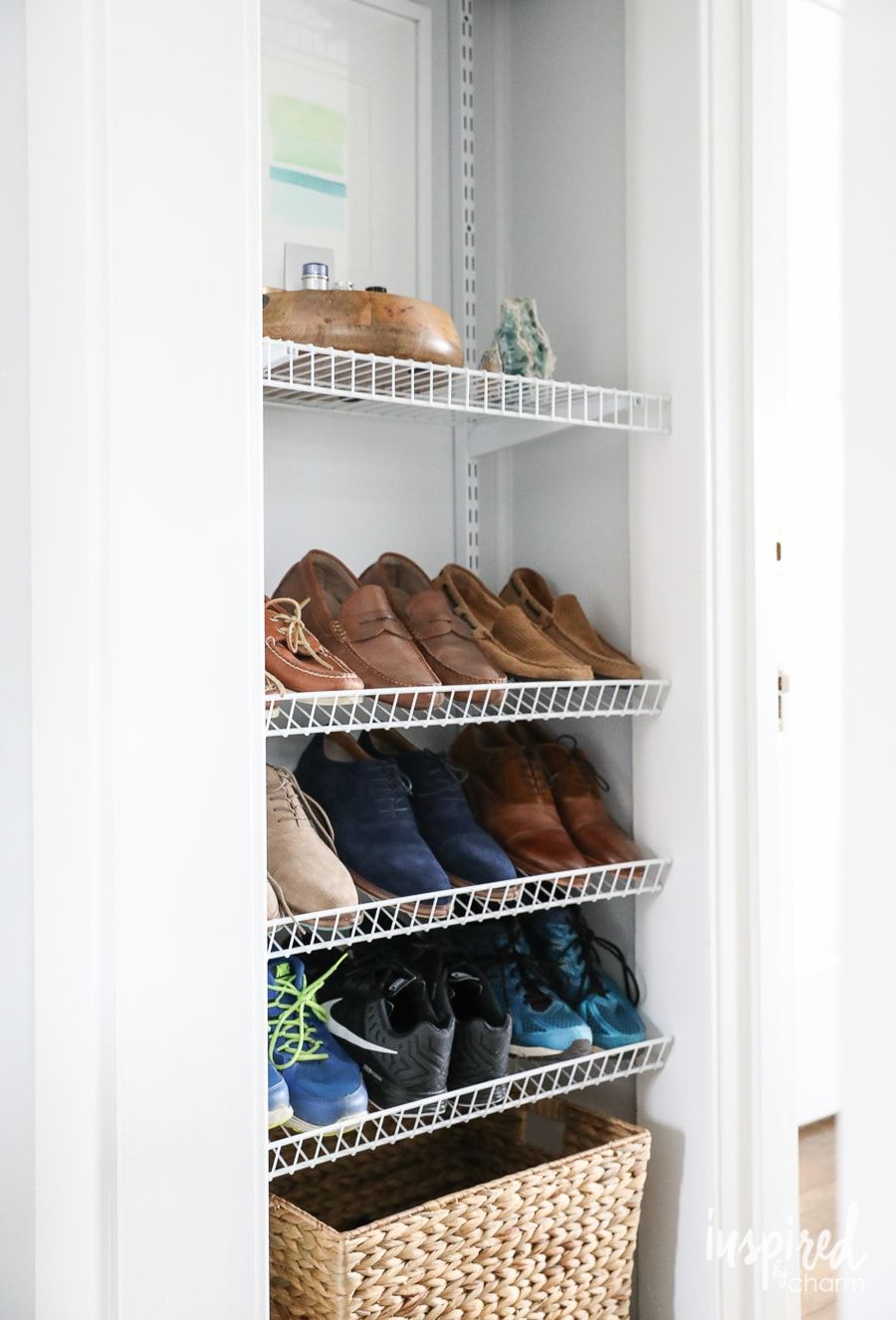 20+ Shoe Organizer Ideas that are Simply Genius  Closet shoe storage, Diy  shoe storage, Cheap storage