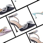 four different pairs of mach and mach shoes in front of a white backdrop in a roundup of mach and mach shoes 2022