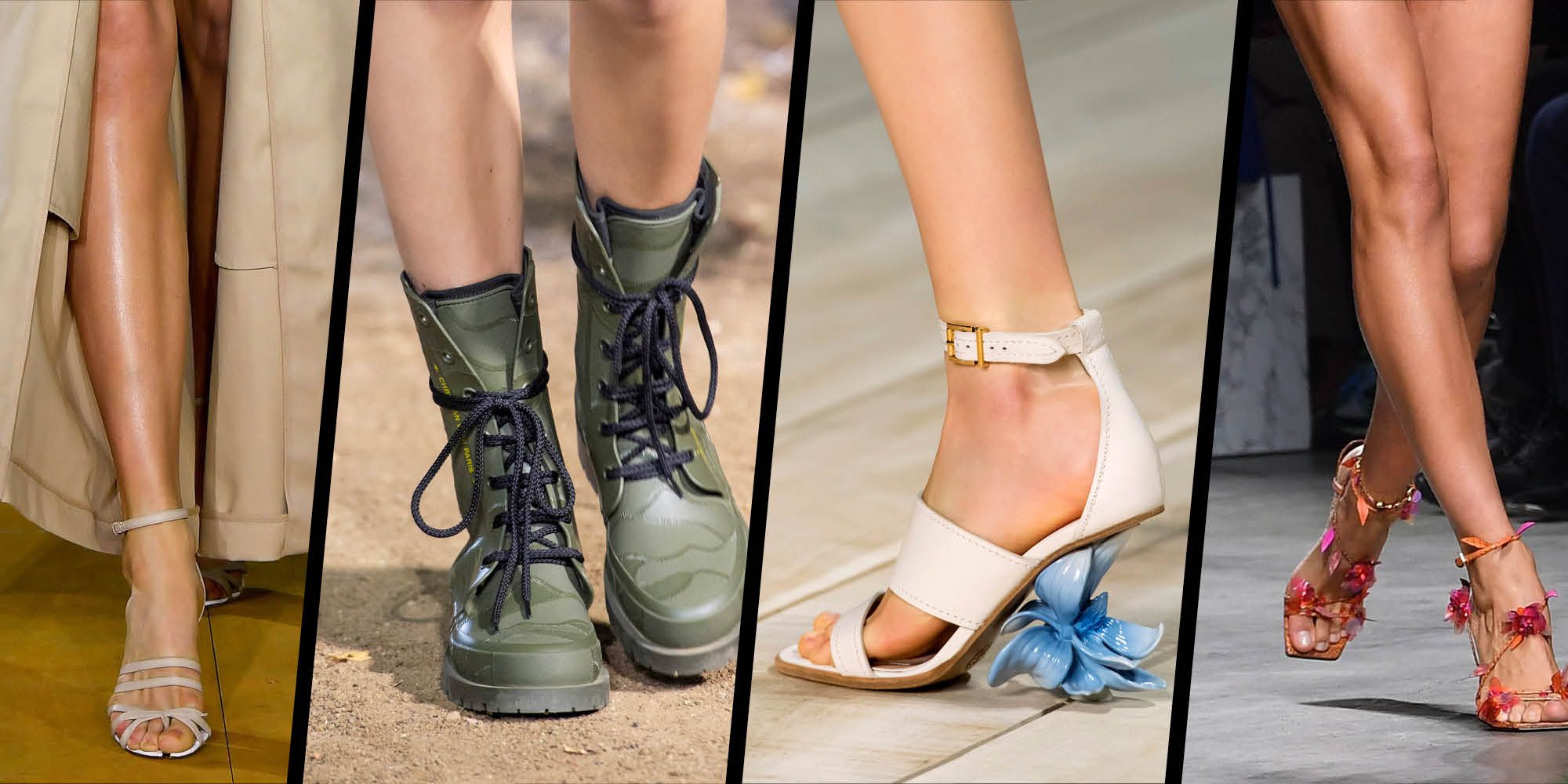 Best Sellers Flock Mules Slippers Stiletto Pumps Sandals Women Shoes Catwalk  Outdoor Wear Open Toe High Heels Slippers | Wish