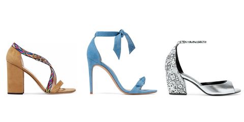 Footwear, High heels, Sandal, Shoe, Basic pump, Leg, Bridal shoe, Font, Electric blue, 