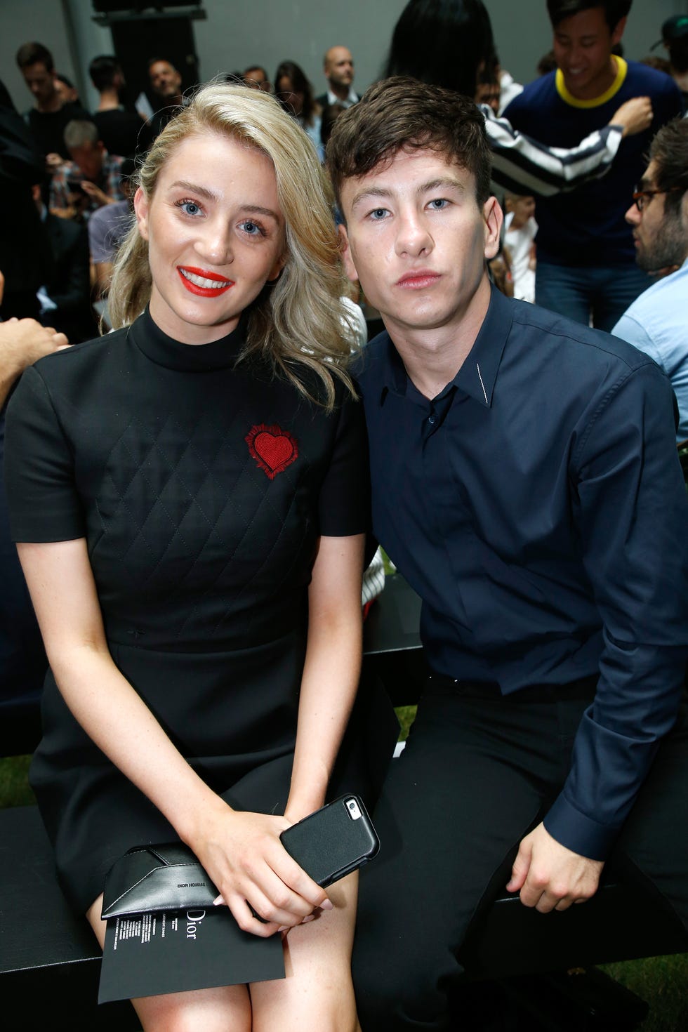 dior homme front row paris fashion week menswear springsummer 2018