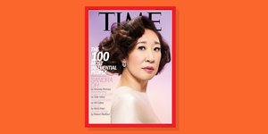 Hair, Beauty, Text, Hairstyle, Eyebrow, Chin, Magazine, Poster, Material property, Font, 