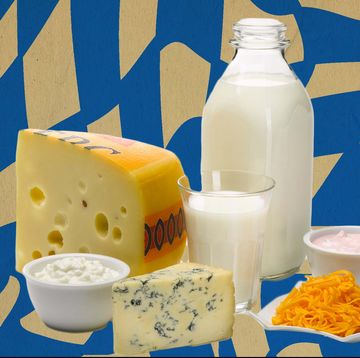 collage of calcium rich foods like milk and cheese