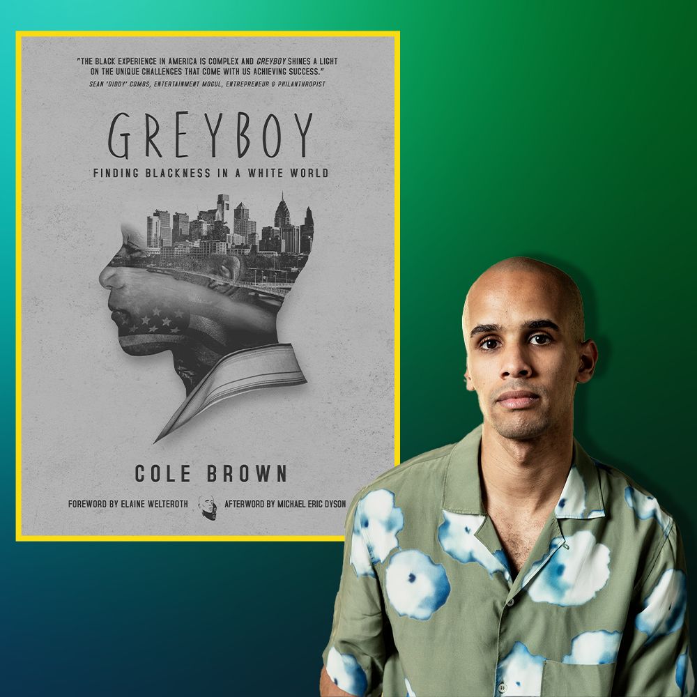 cole brown, author of grey boy finding blackness in a white world