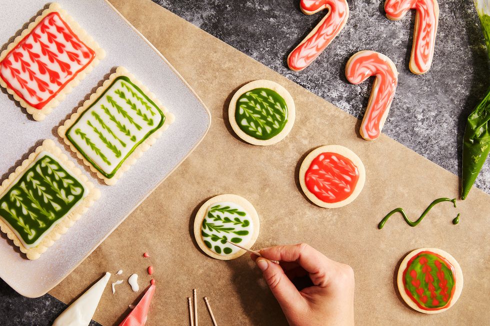 sugar cookies with icing designs
