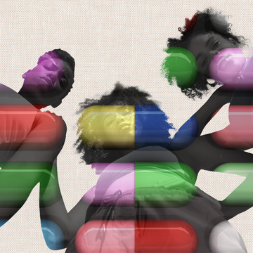 three black women over prescription pills