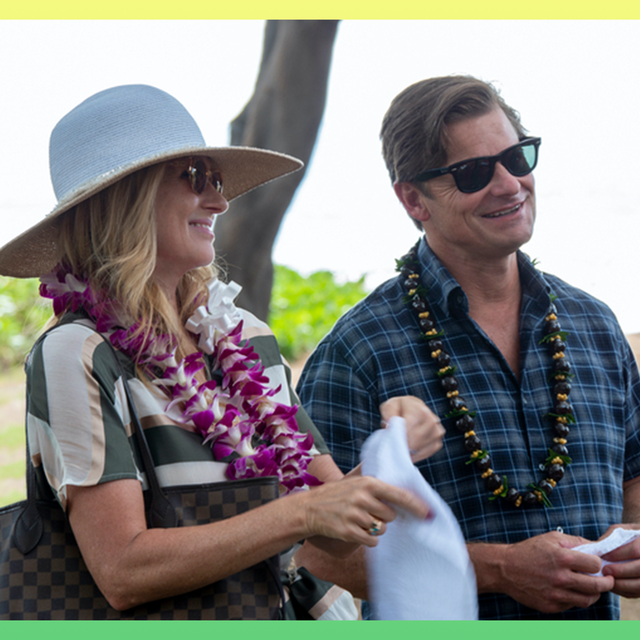 connie britton and steve zahn in hbo's ﻿the white ﻿lotus ﻿