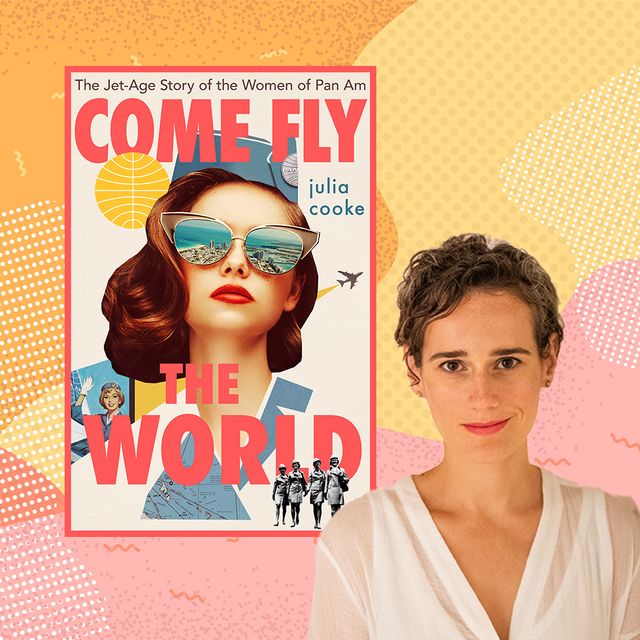 book come fly with me next to photo of julia cooke